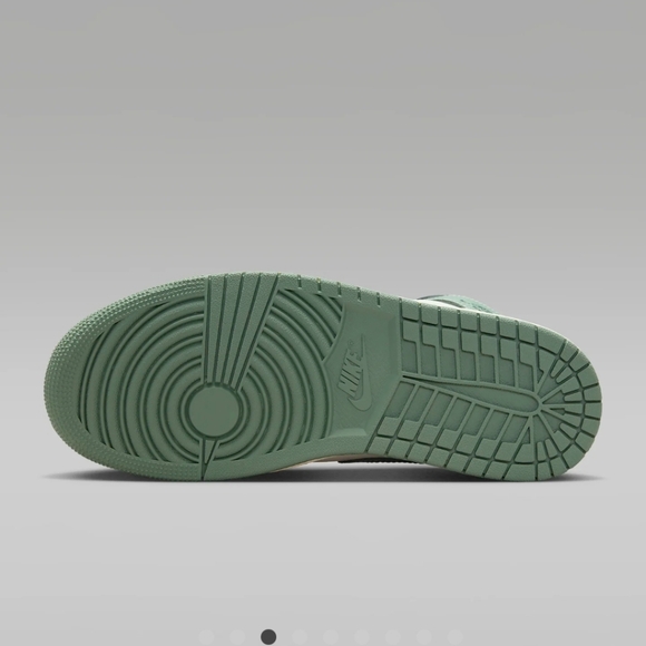 Air Jordan1 Mid green/white/gray - Picture 2 of 6